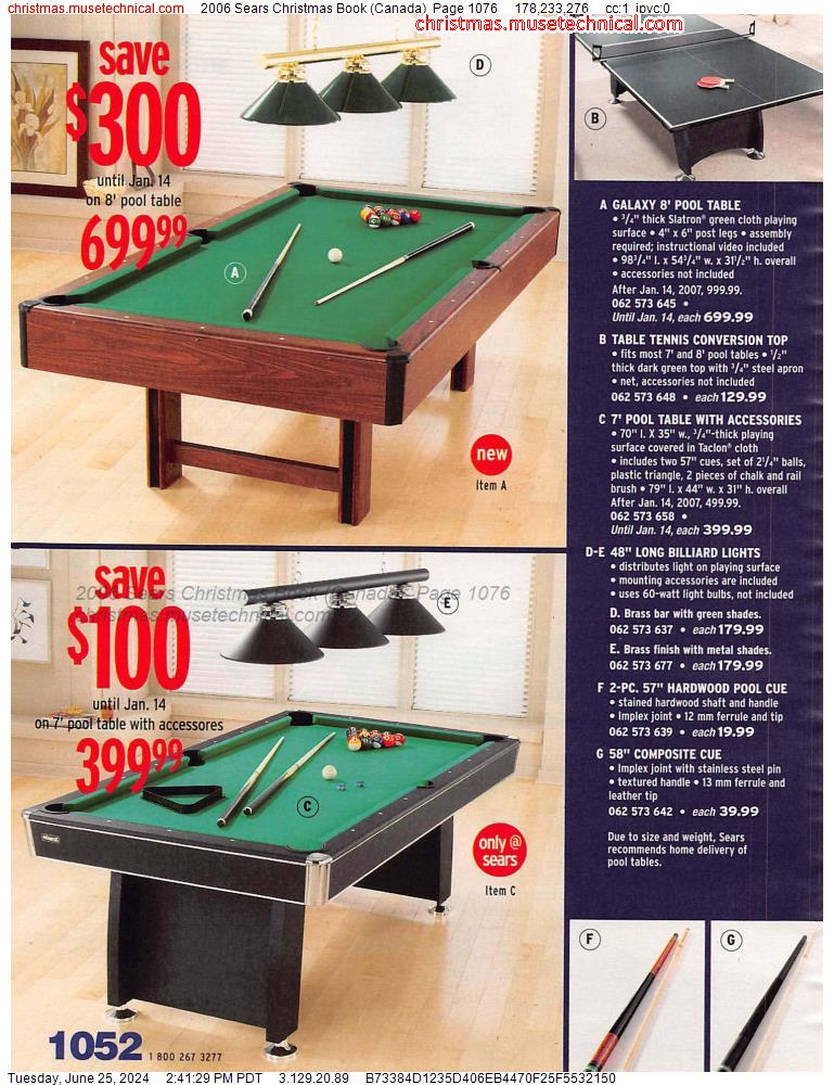 2006 Sears Christmas Book (Canada), Page 1076