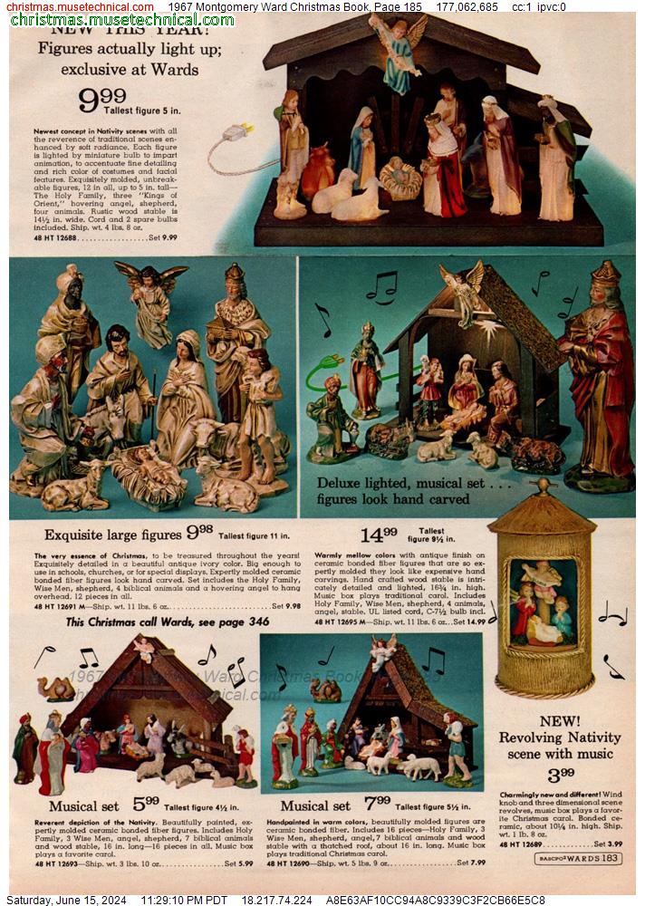 1967 Montgomery Ward Christmas Book, Page 185