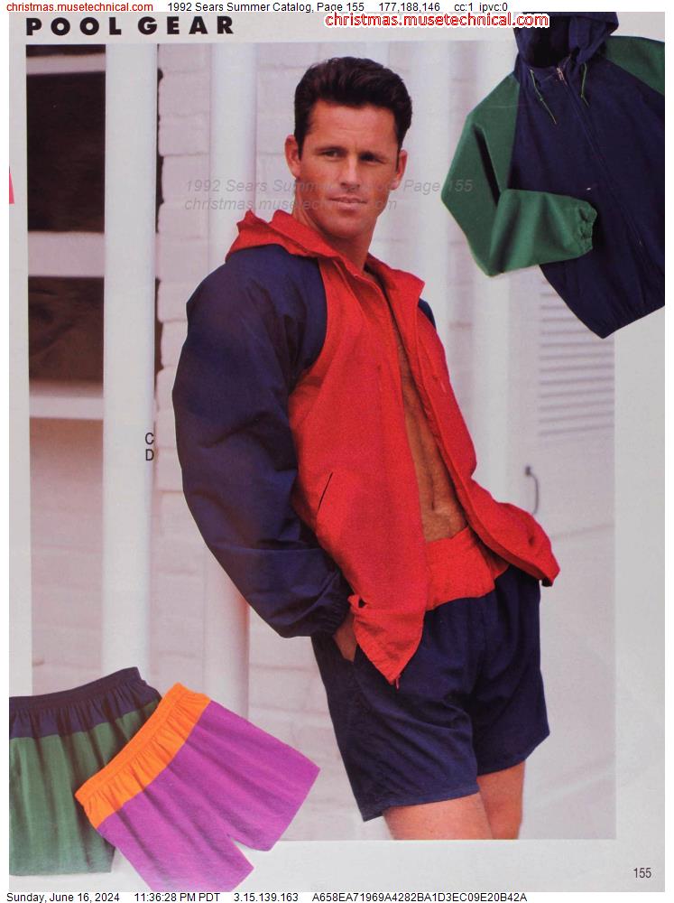 1992 Sears Summer Catalog, Page 155
