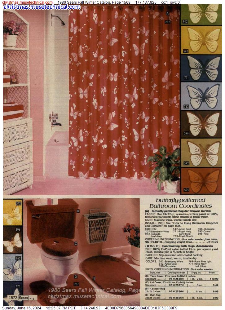 1980 Sears Fall Winter Catalog, Page 1568