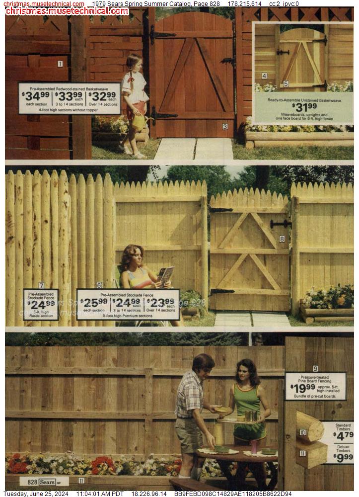 1979 Sears Spring Summer Catalog, Page 828