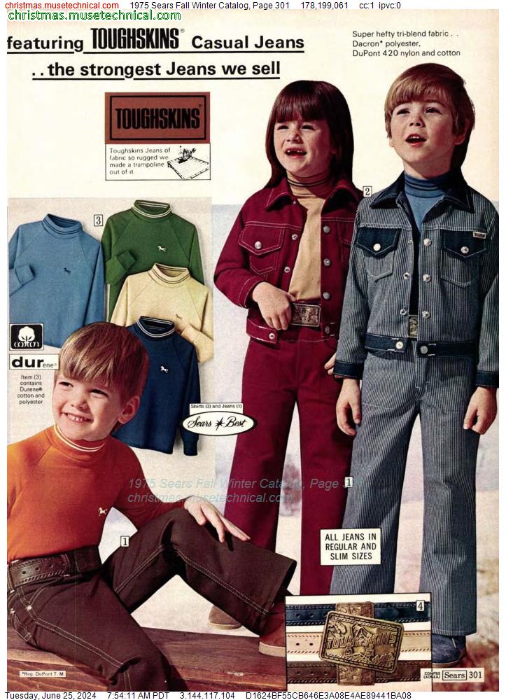 1975 Sears Fall Winter Catalog, Page 301