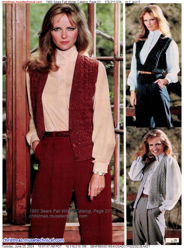 1982 Sears Fall Winter Catalog, Page 21