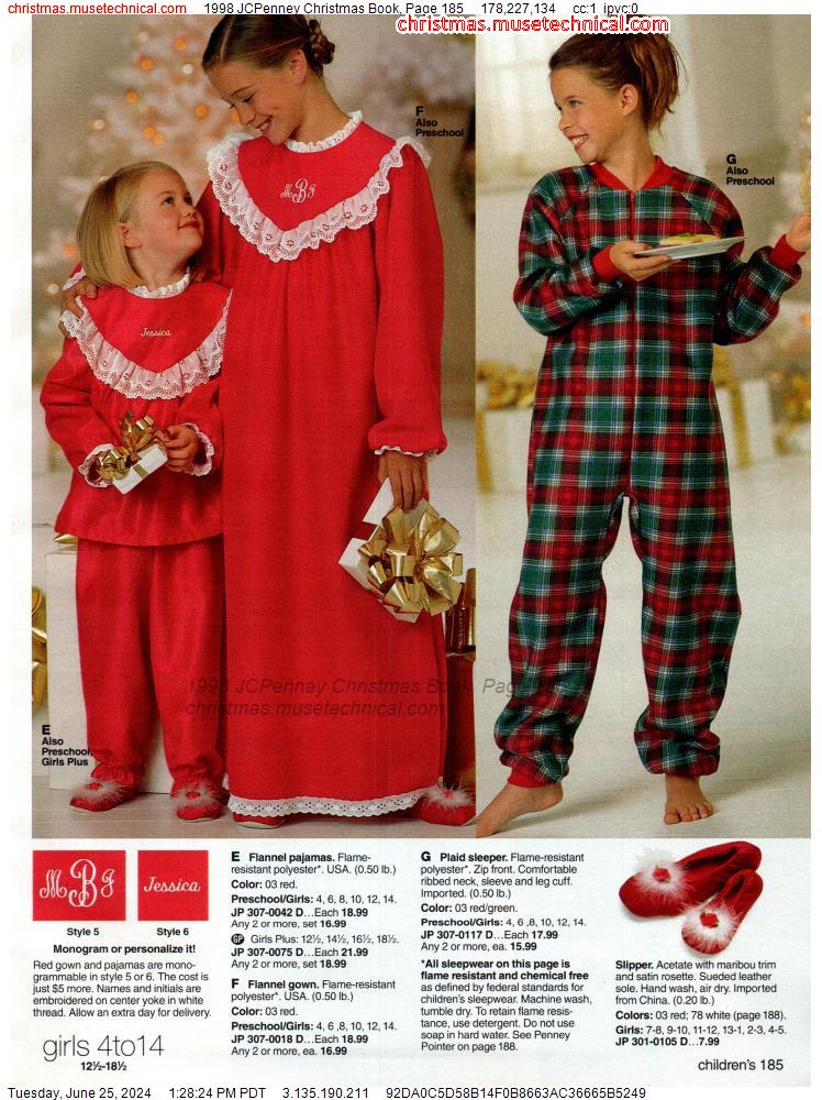 1998 JCPenney Christmas Book, Page 185