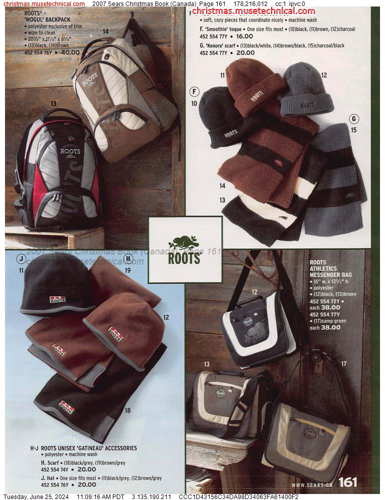 2007 Sears Christmas Book (Canada), Page 161