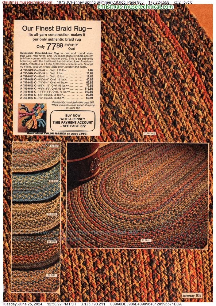 1973 JCPenney Spring Summer Catalog, Page 905