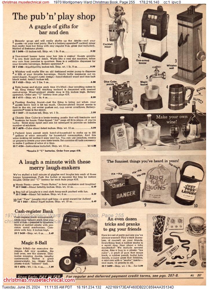 1970 Montgomery Ward Christmas Book, Page 255