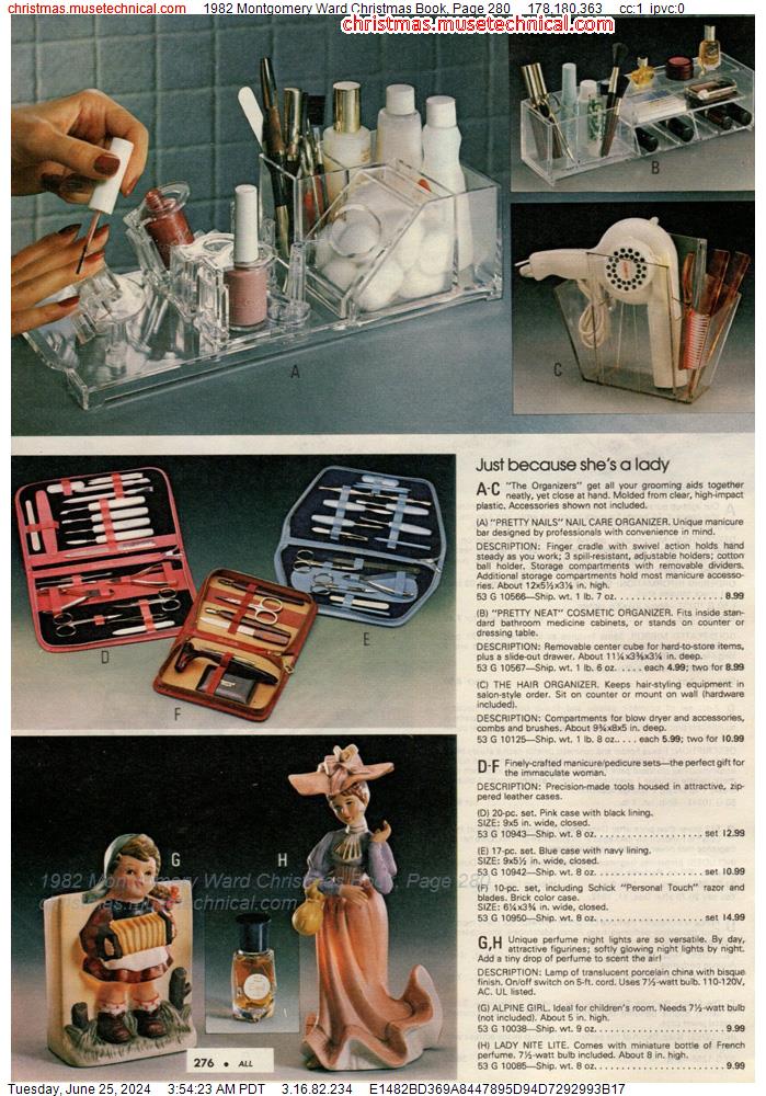 1982 Montgomery Ward Christmas Book, Page 280