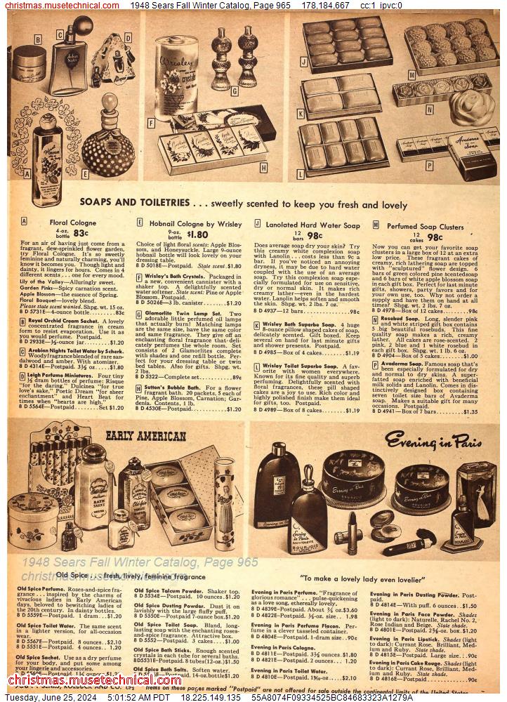 1948 Sears Fall Winter Catalog, Page 965