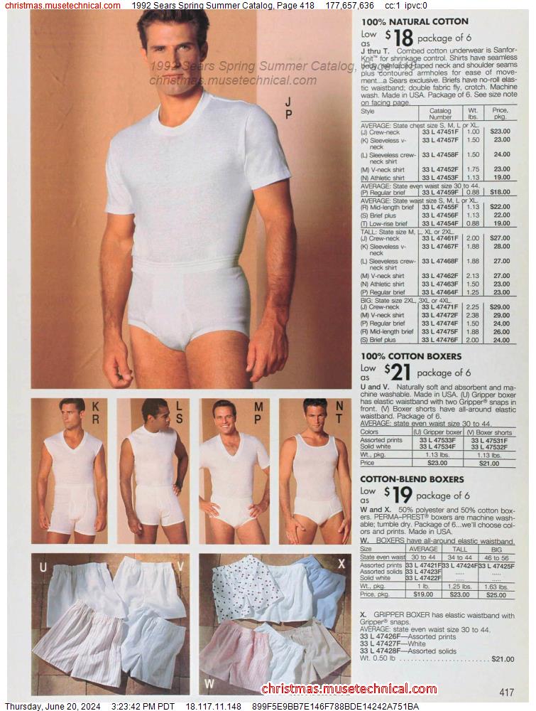 1992 Sears Spring Summer Catalog, Page 418