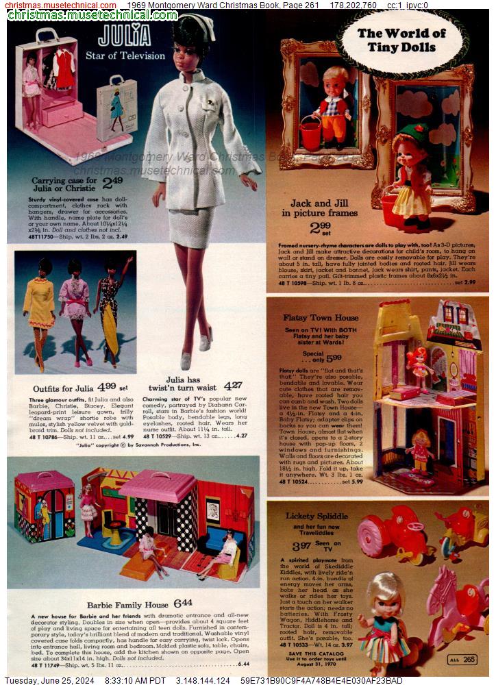1969 Montgomery Ward Christmas Book, Page 261