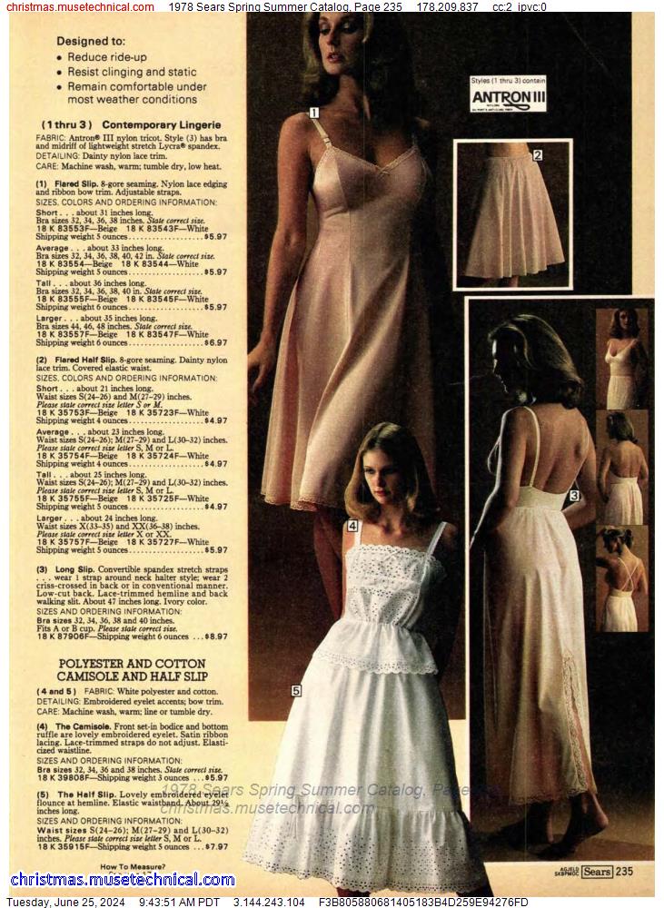 1978 Sears Spring Summer Catalog, Page 235