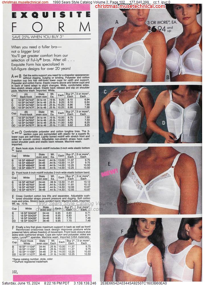 1990 Sears Style Catalog Volume 2, Page 102