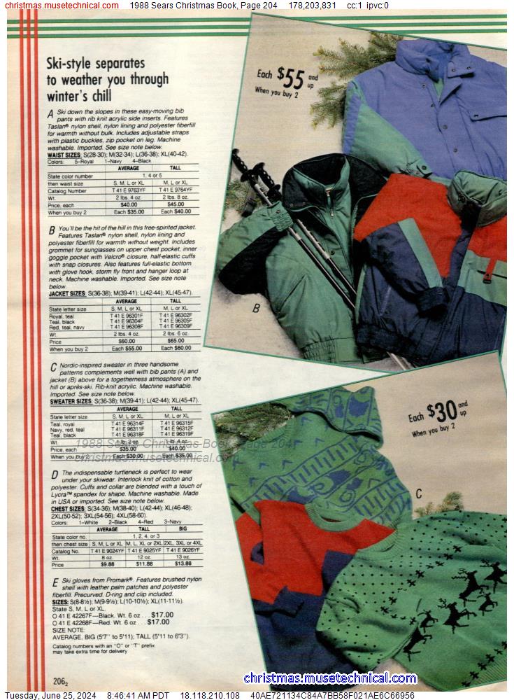 1988 Sears Christmas Book, Page 204