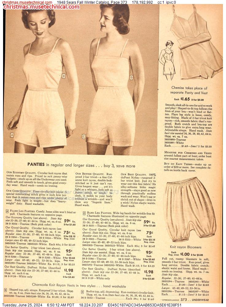 1948 Sears Fall Winter Catalog, Page 373
