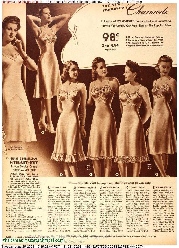 1941 Sears Fall Winter Catalog, Page 167