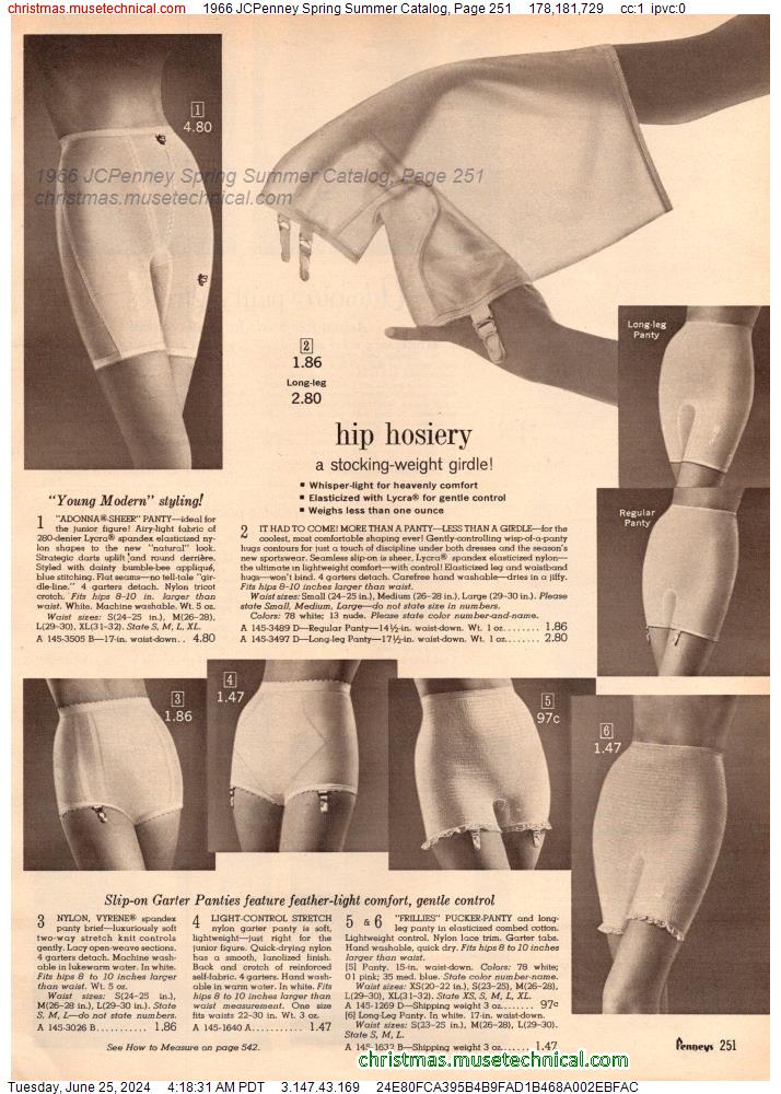 1966 JCPenney Spring Summer Catalog, Page 251