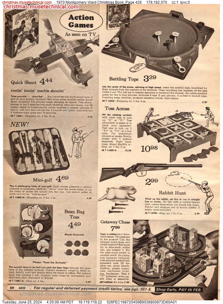 1970 Montgomery Ward Christmas Book, Page 428