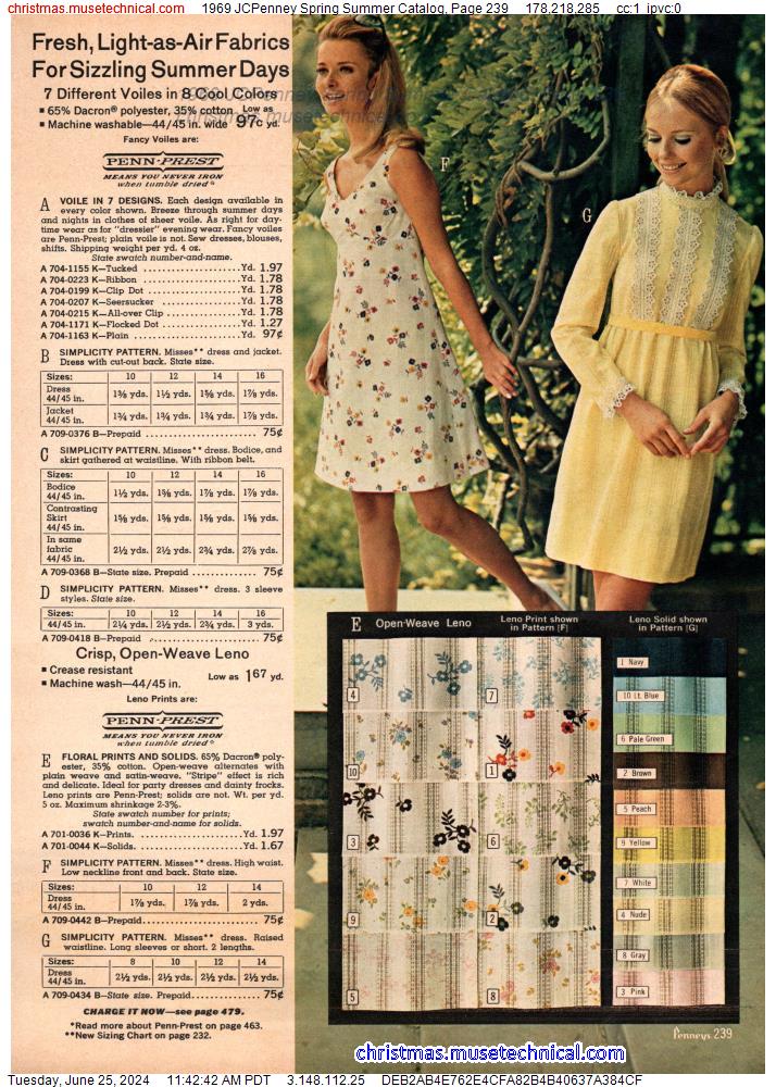 1969 JCPenney Spring Summer Catalog, Page 239
