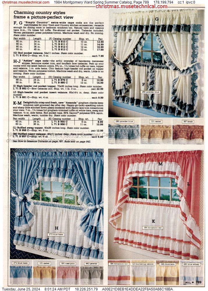 1984 Montgomery Ward Spring Summer Catalog, Page 789