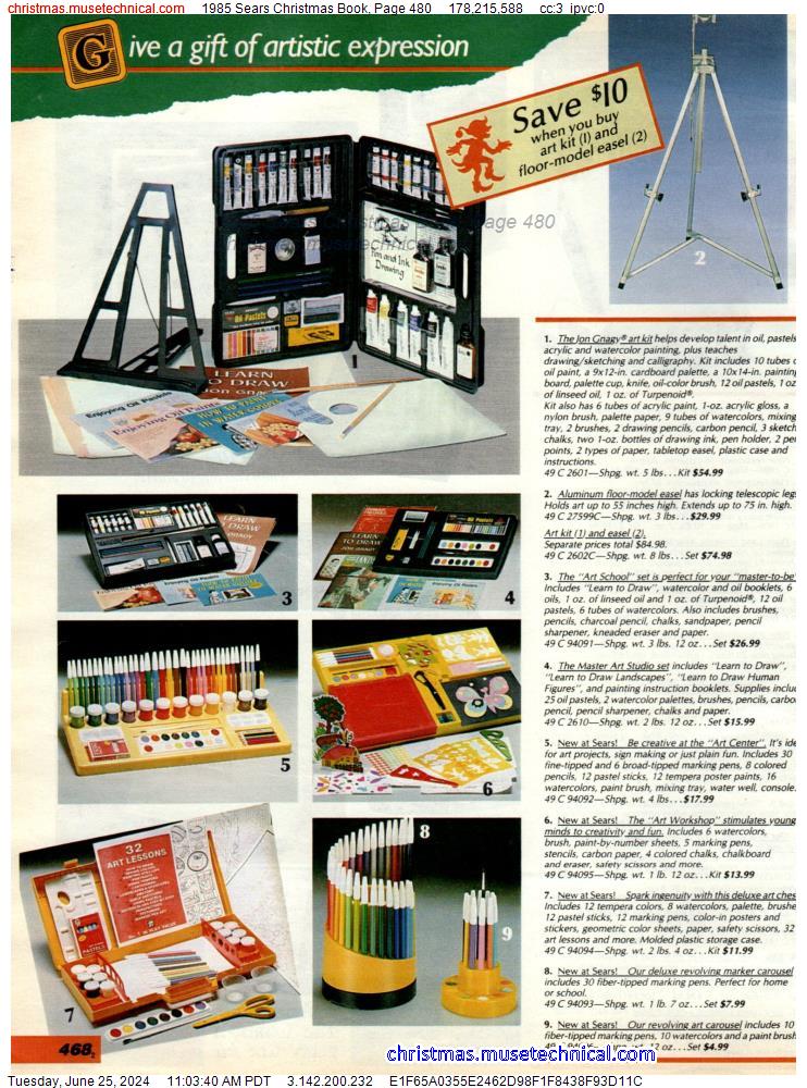1985 Sears Christmas Book, Page 480