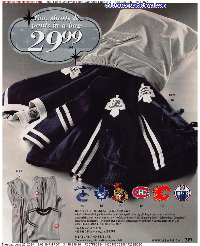 2009 Sears Christmas Book (Canada), Page 335