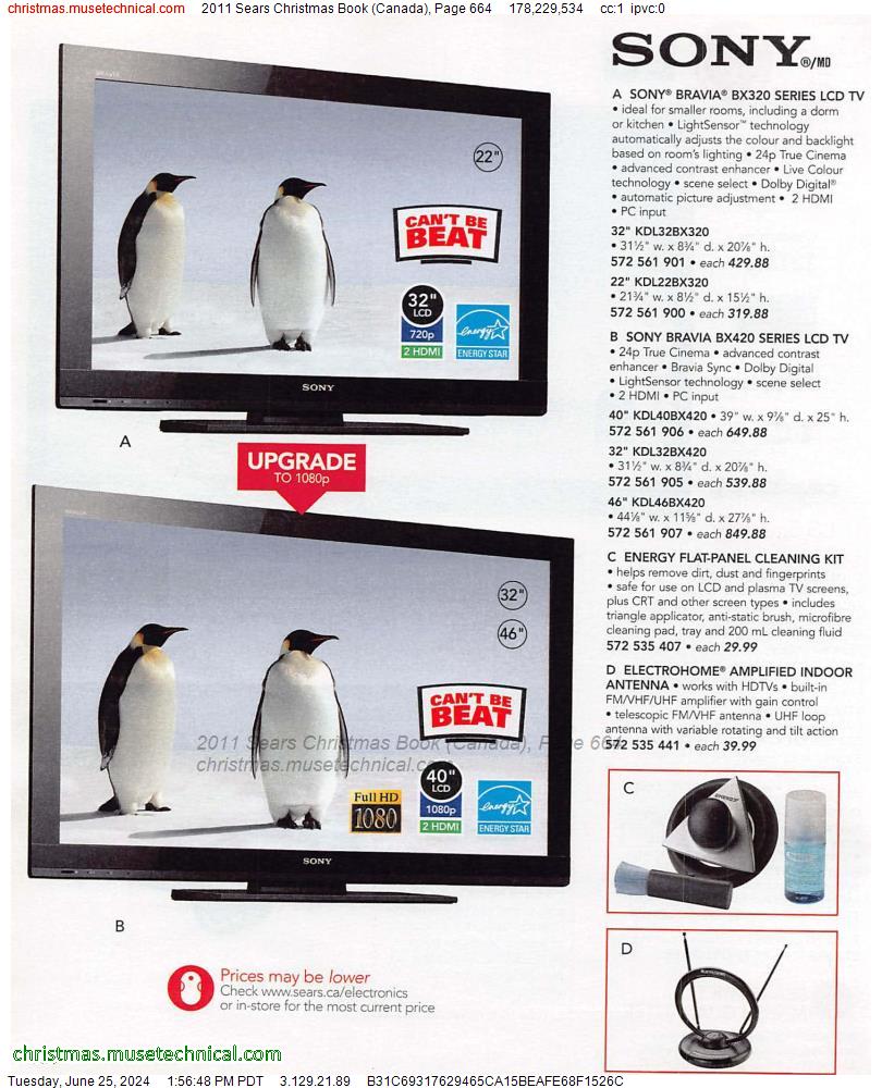 2011 Sears Christmas Book (Canada), Page 664