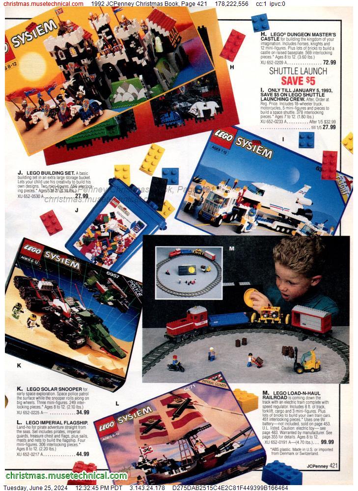 1992 JCPenney Christmas Book, Page 421