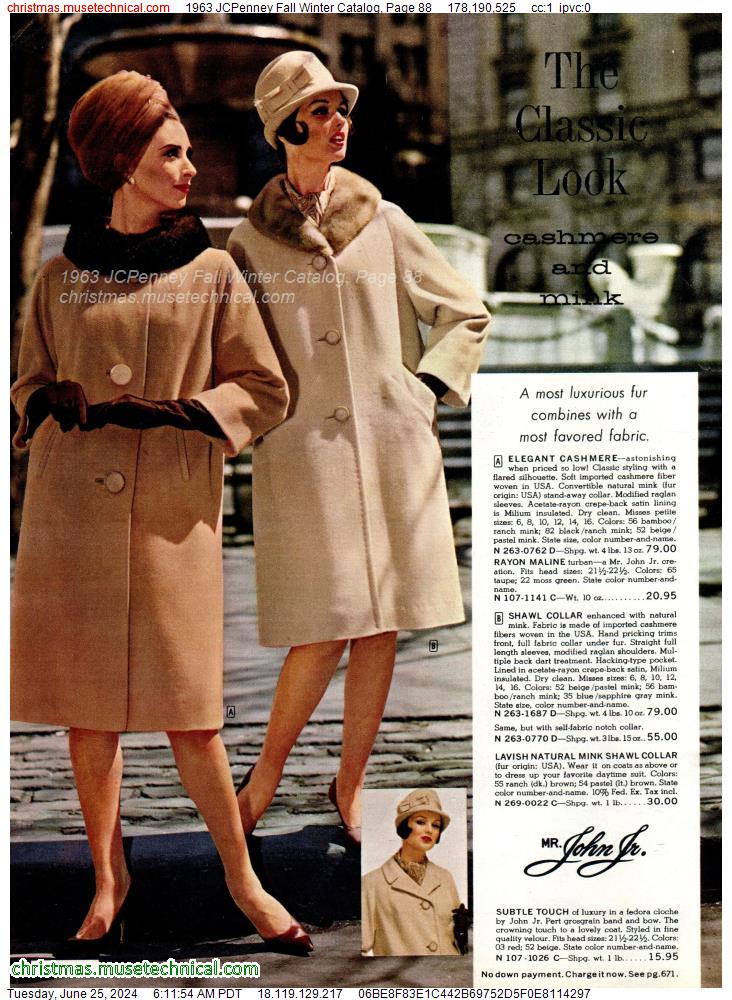 1963 JCPenney Fall Winter Catalog, Page 88