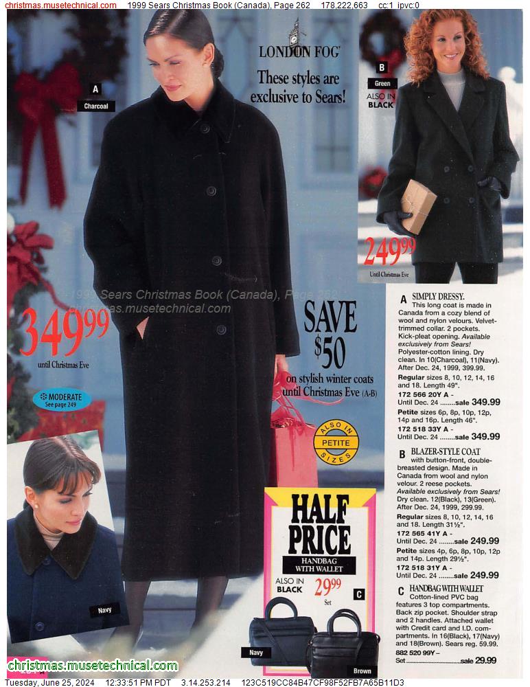 1999 Sears Christmas Book (Canada), Page 262