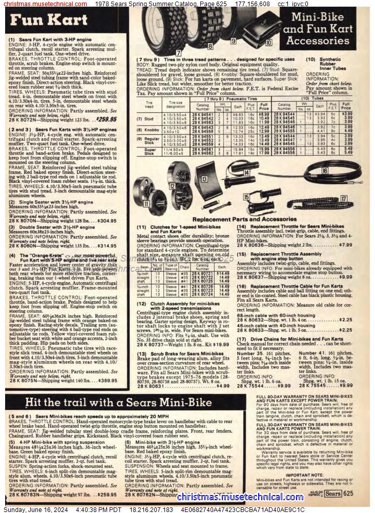 1978 Sears Spring Summer Catalog, Page 625