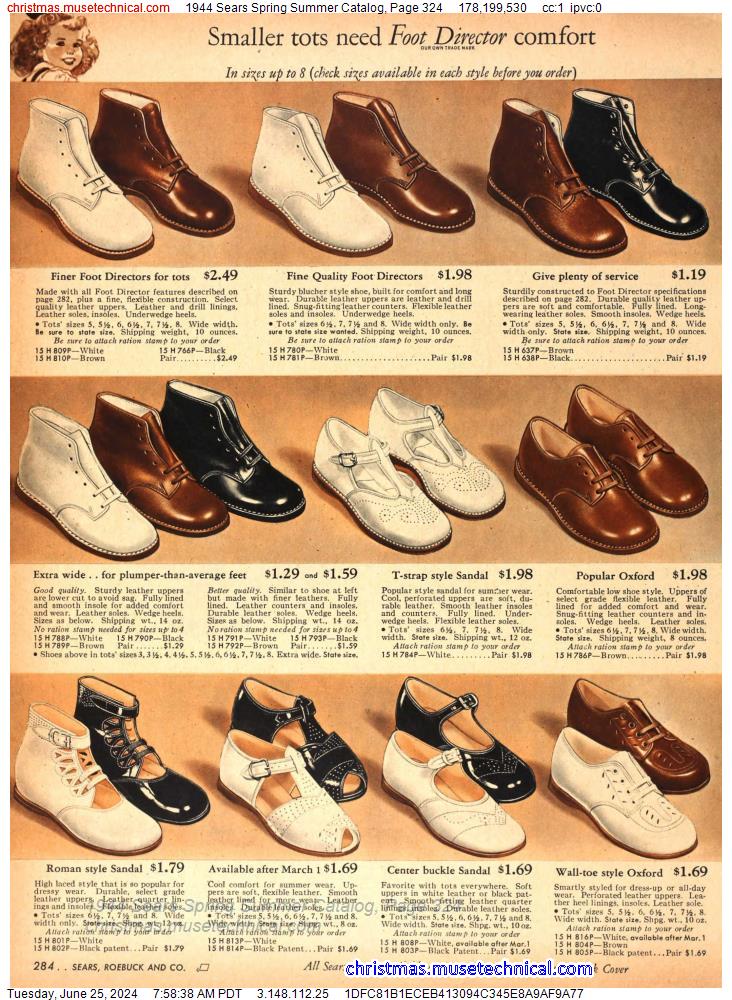 1944 Sears Spring Summer Catalog, Page 324