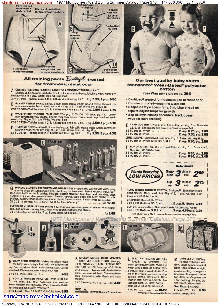 1977 Montgomery Ward Spring Summer Catalog, Page 370