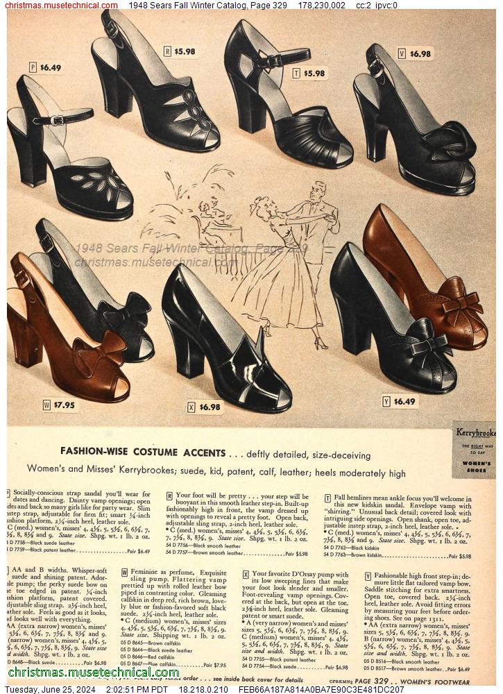 1948 Sears Fall Winter Catalog, Page 329