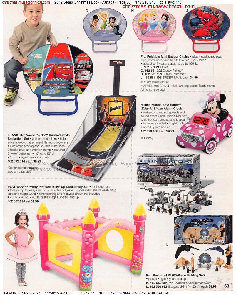 2012 Sears Christmas Book (Canada), Page 63
