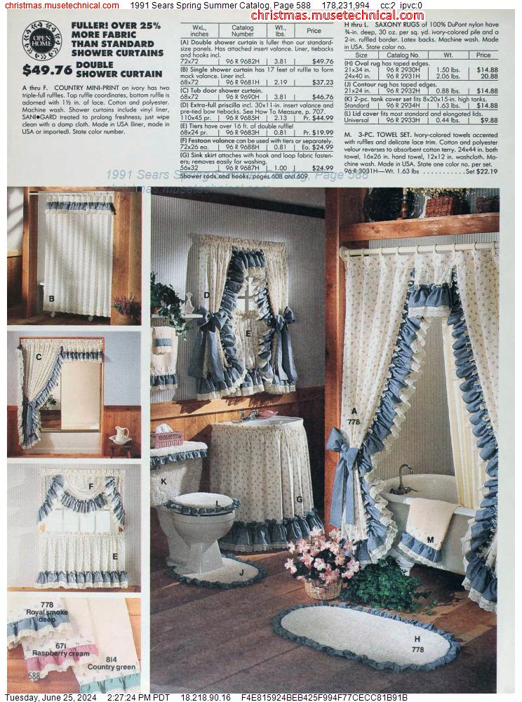 1991 Sears Spring Summer Catalog, Page 588