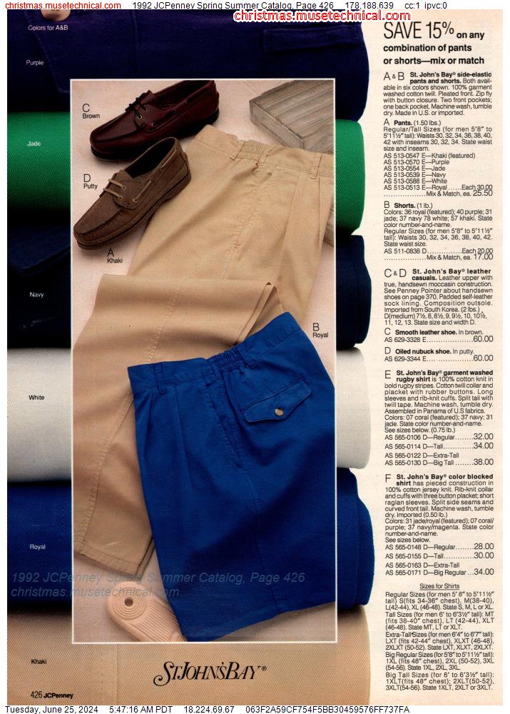 1992 JCPenney Spring Summer Catalog, Page 426