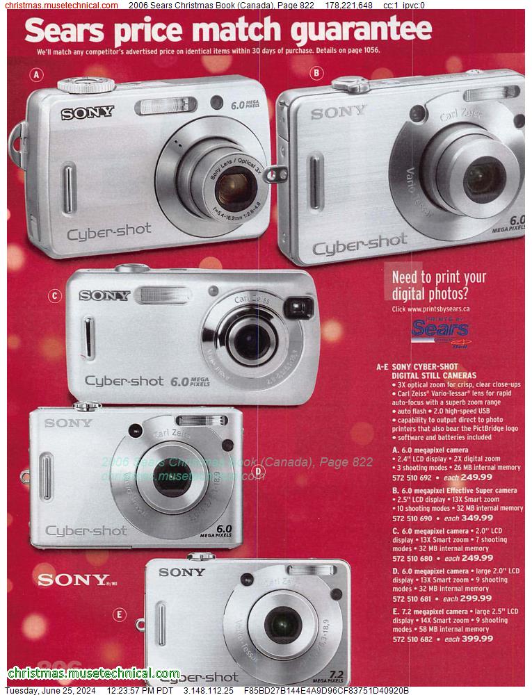 2006 Sears Christmas Book (Canada), Page 822
