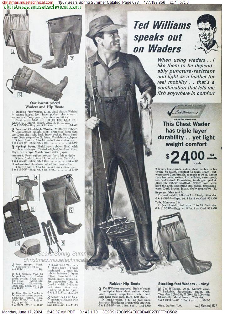 1967 Sears Spring Summer Catalog, Page 683
