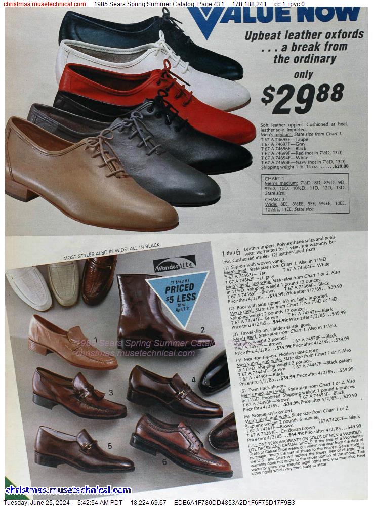 1985 Sears Spring Summer Catalog, Page 431
