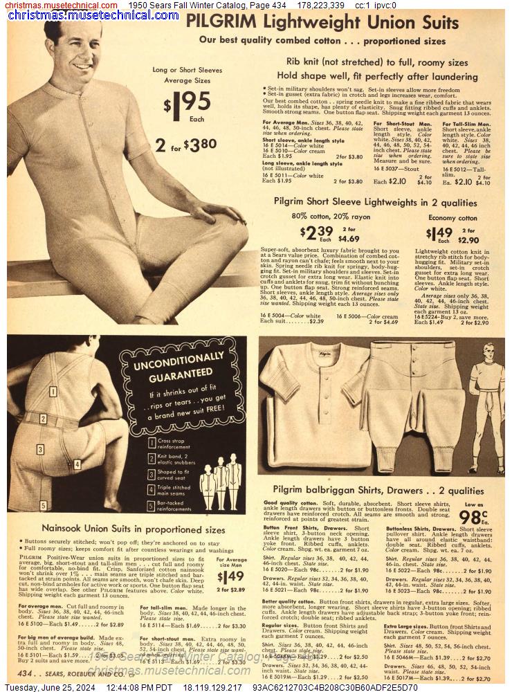 1950 Sears Fall Winter Catalog, Page 434