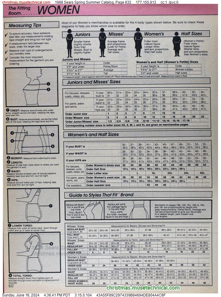 1988 Sears Spring Summer Catalog, Page 632