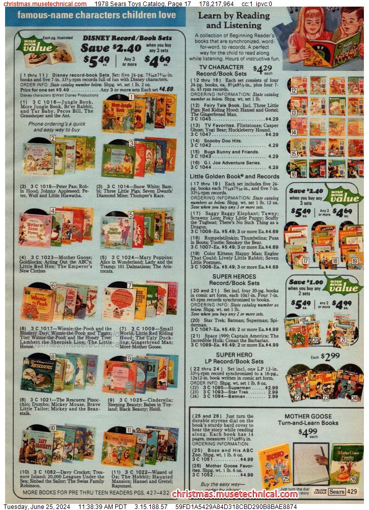 1978 Sears Toys Catalog, Page 17