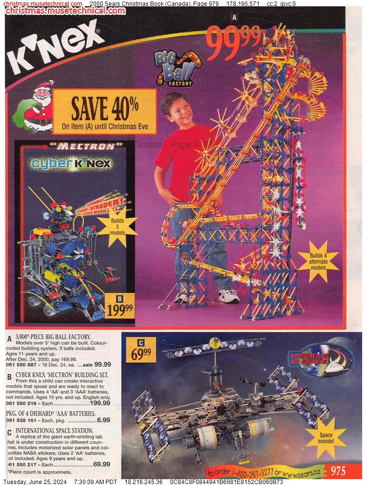 2000 Sears Christmas Book (Canada), Page 979