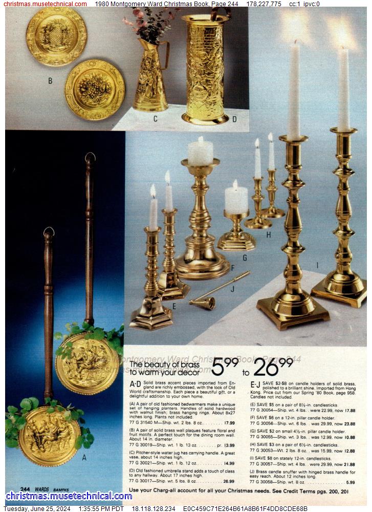 1980 Montgomery Ward Christmas Book, Page 244