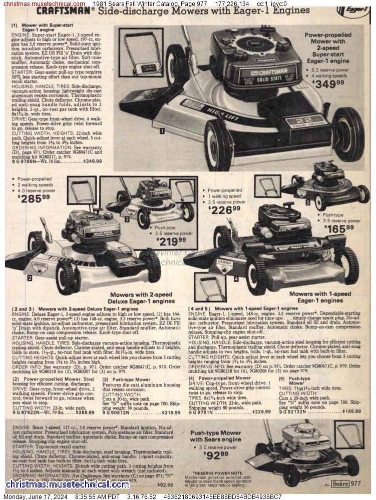 1981 Sears Fall Winter Catalog, Page 977