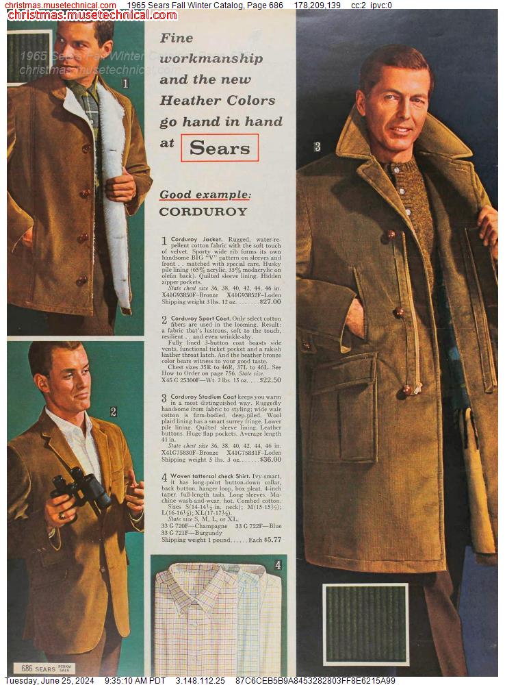 1965 Sears Fall Winter Catalog, Page 686