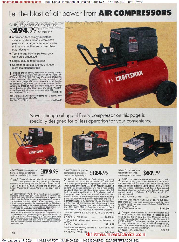 1989 Sears Home Annual Catalog, Page 675