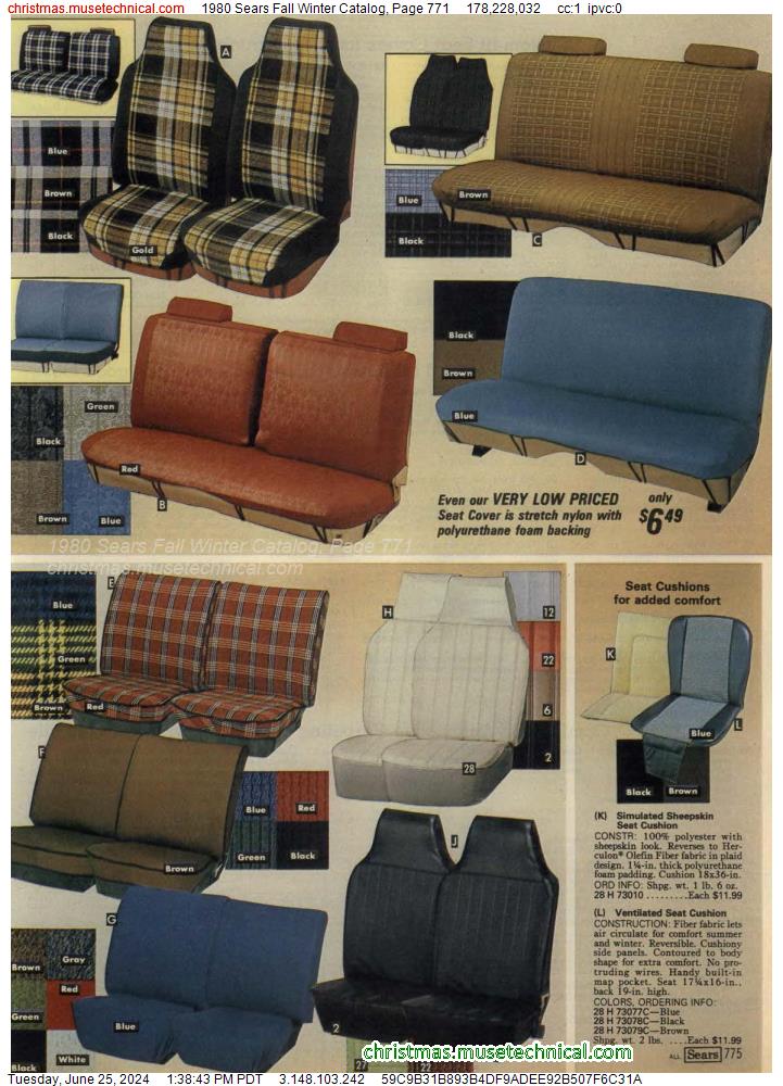 1980 Sears Fall Winter Catalog, Page 771