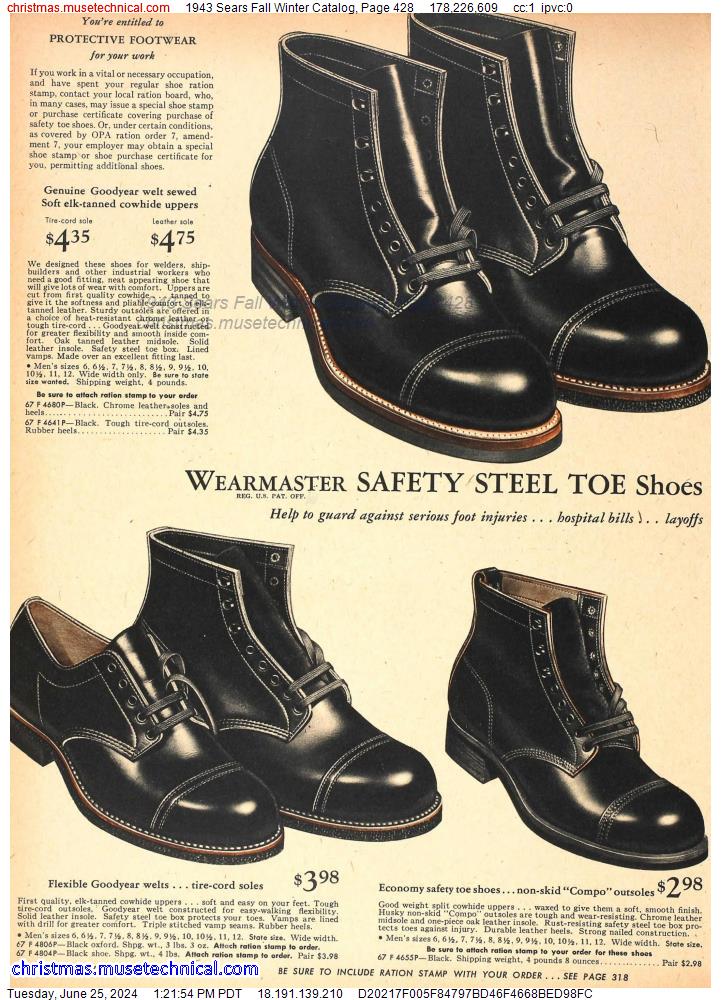 1943 Sears Fall Winter Catalog, Page 428